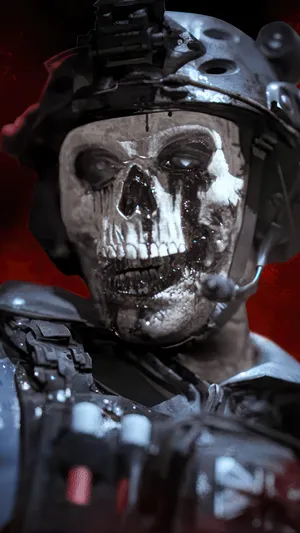 Ghost Skull Soldier Profile Wallpaper