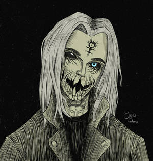 Ghostemane Monstrous Teeth Wallpaper