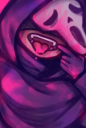 Ghostfacein Pink Hues Wallpaper