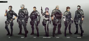Ghostinthe Shell Section9 Team Wallpaper