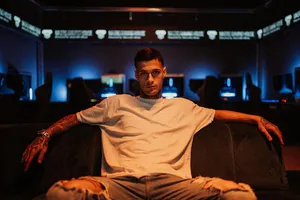 Gianlucca Scamacca In A Dark Room Wallpaper