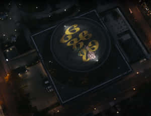 Giant Certified Lover Boy Logo On Rooftop Wallpaper