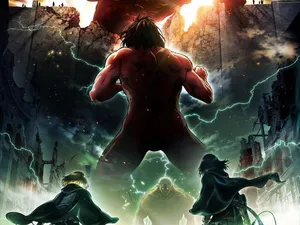 Giant Creatures Stretch Toward The Skies Wallpaper