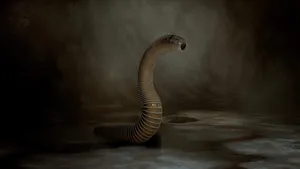 Giant Leech Artistic Representation Wallpaper