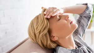 Giddy Blonde Woman Wallpaper