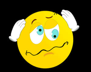 Giddy Cartoon Face Wallpaper