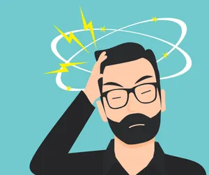 Giddy Man Vector Art Wallpaper