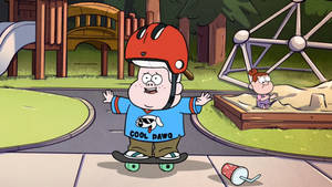 Gideon Gleeful Riding Skateboards Wallpaper