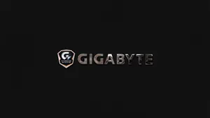 Gigabyte Logoon Black Background Wallpaper