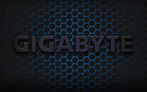 Gigabyte Logoon Hexagonal Pattern Wallpaper