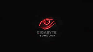 Gigabyte Technology Red Eye Logo Wallpaper