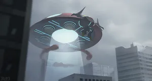 Gigantamax Orbeetle In The City Wallpaper