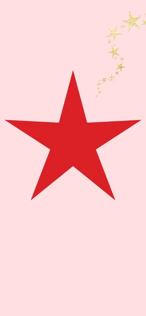 Gigantic Red Star Wallpaper