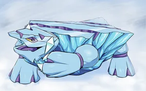 Giggling Avalugg Wallpaper