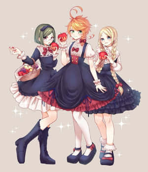 Gilda From The Promised Neverland Gazing Into The Distance Wallpaper