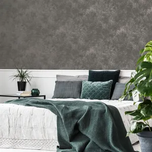 Gilded Details Of The Absolutely Gorgeous Bedroom Wallpaper