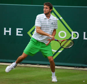 Gilles Simon Sprinting Wallpaper