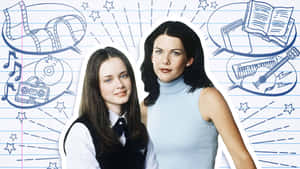 Gilmore Girls Classic Pose Wallpaper