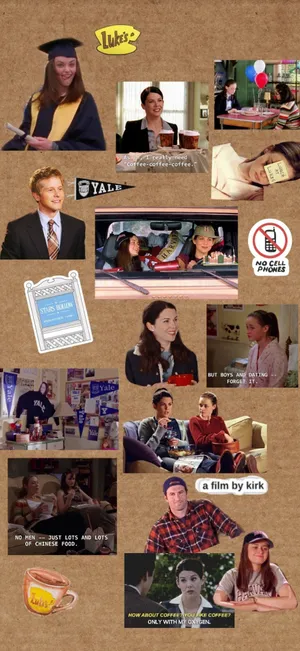 Gilmore Girls Collage Aesthetic Wallpaper