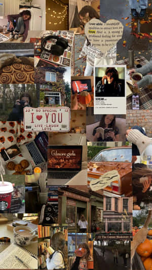 Gilmore Girls Inspired Moodboard Wallpaper