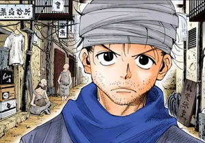 Ging Freecss Engaging In A Battle Stance Wallpaper