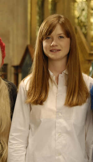 Ginny Weasley Casting A Spell Wallpaper