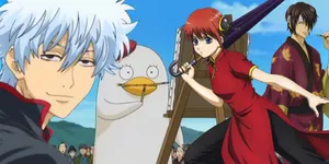 Gintama Characters Elizabethand Friends Wallpaper
