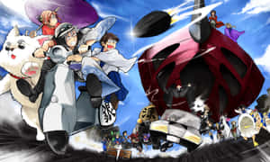 Gintama Characters Epic Showdown Wallpaper