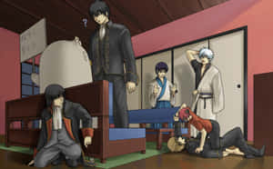 Gintama Elizabethand Charactersin Room Wallpaper