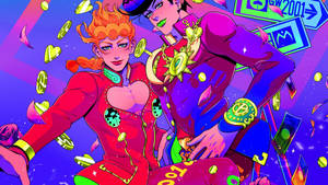 Giorno Giovanna, The Charismatic Leader Of The Italian Mafia Wallpaper