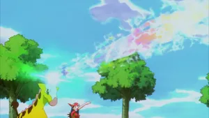 Girafarig Attack Wallpaper