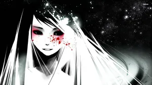 Girl Blood Tears Edgy Pfp Wallpaper