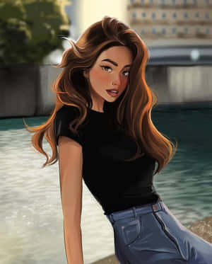 Girl Cartoon Pfp Wallpaper