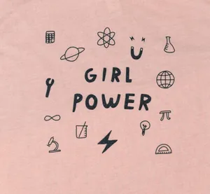 Girl Power Feminist Symbols T Shirt Design Wallpaper