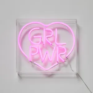 Girl Power Neon Sign Wallpaper