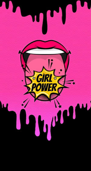 Girl Power Pop Art Style Wallpaper Wallpaper