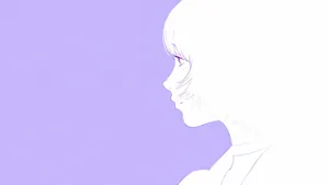 Girl Profile Illustration By Ilya Kuvshinov Wallpaper