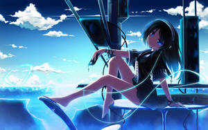 Girl With Headphones Anime Pc Wallpaper