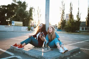 Girls Best Friend Drinking Coke Wallpaper