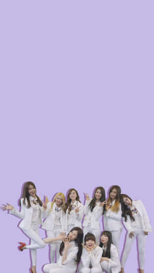 Girls Generation Group Posein White Outfits Wallpaper