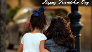 Girls Walking On Friendship Day Wallpaper