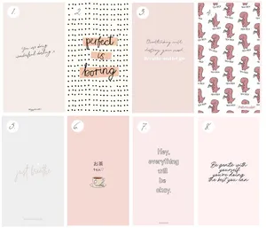 Girly Aesthetic Collage Of Quotes Wallpaper