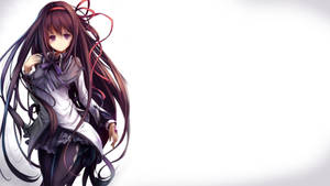 Girly Cartoon Homura Akemi Wallpaper