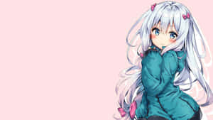 Girly Cute Anime Eromanga Sensei Wallpaper