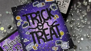 Girly Cute Halloween Trickor Treat Card Wallpaper