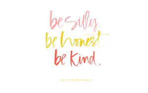 Girly Motivational Colorful Be Words Wallpaper