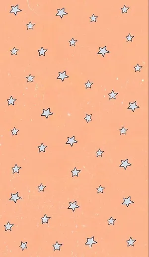 Girly Phone Orange Background Wallpaper