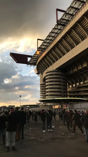 Giuseppe Meazza Stadium Dusk Wallpaper