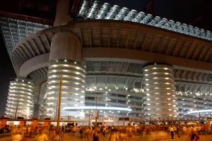 Giuseppe Meazza Stadium Night View Wallpaper