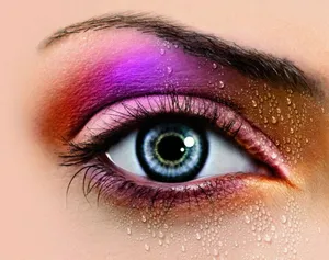 Give Your Eyes A Pop Of Color With This Bold Purple Eye Shadow! Wallpaper